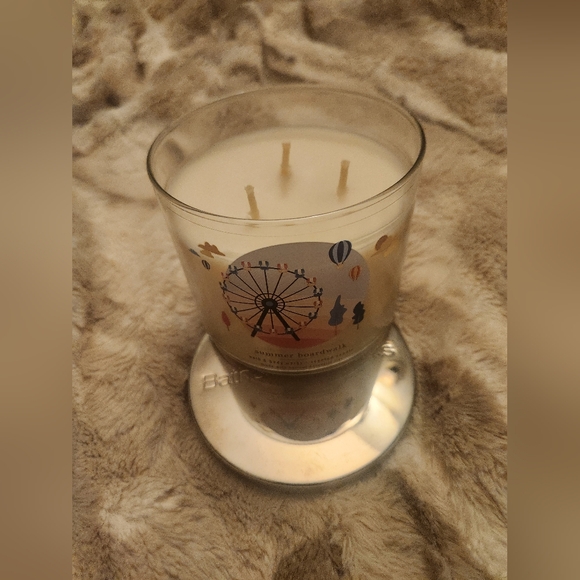 Bath & Body Works, SUMMER BOARDWALK 3-Wick Candle - Picture 3 of 3
